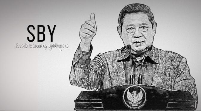 Ilustrasi Sby (Liputan6.com/Johan Fatzry)