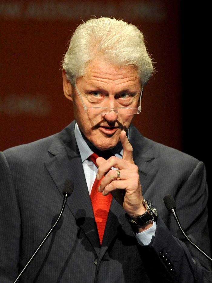 Mantan Presiden AS, Bill Clinton, berpidato di Konferensi AIDS Internasional, Melbourne. (Foto: AAP)
